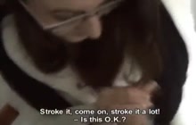Czech girl sucking cock